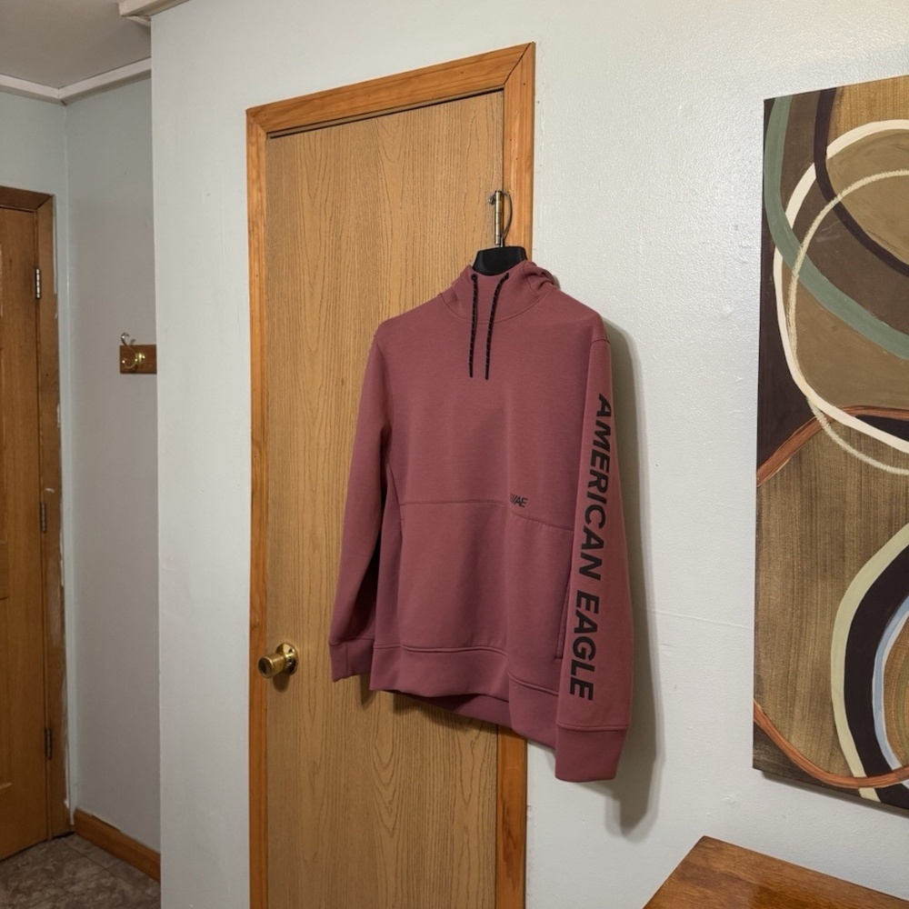 American Eagle "Active 24/7" Large Solid Mauve Lo… - image 1